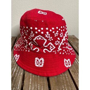 Rhude Red Paisley Rhepurposed Bucket Hat